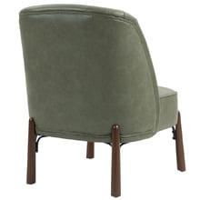 Case Faux Leather Accent Chair